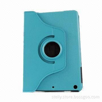 360° PU Leather Rotating Cases for iPad Mini, Different Colors and Styles are Available